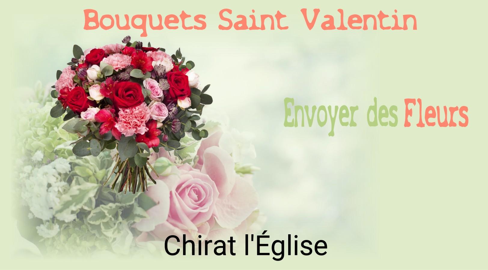 Roses de Saint-Valentin livrées à Chirat-l'Église